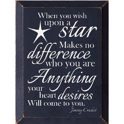 Wish Upon a Star Plaque
