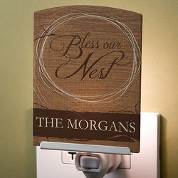 Personalized Bless Our Nest Night Light