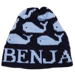 Kid's Personalized Many Whales Hat