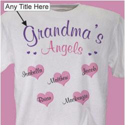 Angels of My Heart Personalized T-Shirt