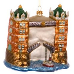 London Bridge Personalized Christmas Ornament