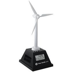 Solar Powered Wind Turbine Alarm Clock