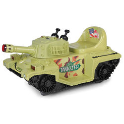 Light and Sounds Ride On Toy Tank