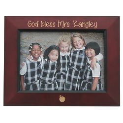 Personalized God Bless Teacher Picture Frame