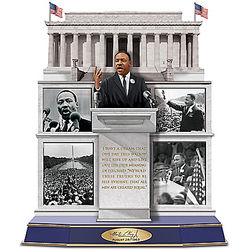 Dr. Martin Luther King Jr. Sculpture with Archival Photos