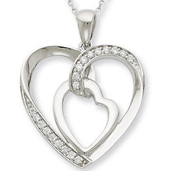 My Heart to Yours Sterling Silver Necklace