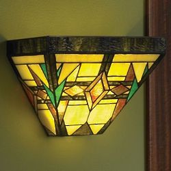 Battery Operated Arts and Crafts Wall Sconce
