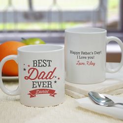 Personalized Best Dad Mug