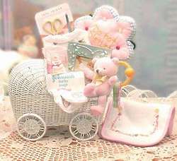 Bundle of Joy Baby Carriage Gift Basket