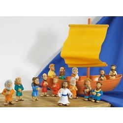 Galilee Boat with Apostles Play Set