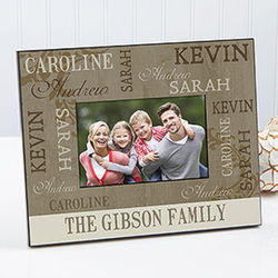 Personalized Our Loving Family Photo Frame