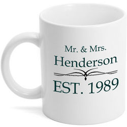 Marriage Date Established Personalized Mug