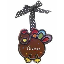 Personalized Turkey Ornament