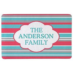Personalized Sunny Stripes Doormat