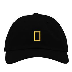 National Geographic Black Hat with Iconic Yellow Logo