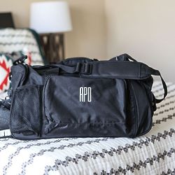 Men's Personalized Duffel Bag with Shoe Compartment