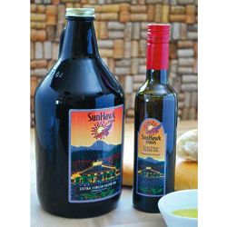 Half-Gallon of SunHawk Farms Organic Extra Virgin Olive Oil
