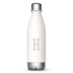 Vacuum Sealed Fitness Water Bottle in White