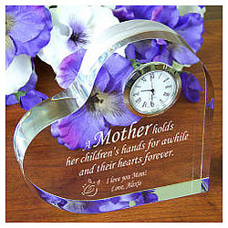 Personalized Mother's Day Keepsake Clock