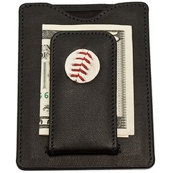 New York Mets MLB Licensed Baseball Stitch Money Clip Wallet