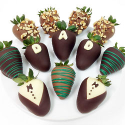 Dad Themed Chocolate Covered Strawberries