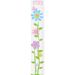 Girl's Canvas Personalized Growth Chart