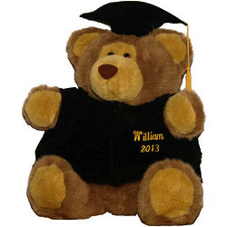 Plush Brown Graduation Teddy Bear