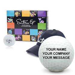 Saintnine EF Personalized Golf Balls and Hat