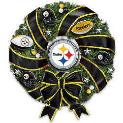 Pittsburgh Steelers Christmas Wreath