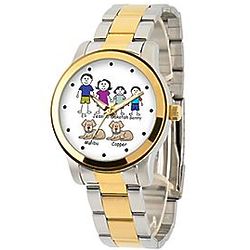 Personalized Family Time Man's Watch