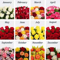 12 Months of Rose Bouquets