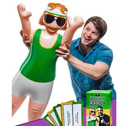 Who's the Dude? Charades Game with Inflatable Dummy