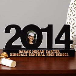 Personalized 2014 Graduation Frame Sculpture