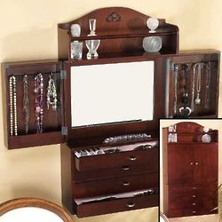 Wall Mount Jewelry Armoire