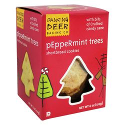 Peppermint Tree Shortbread Cookies
