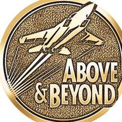 Above and Beyond Brass Medallion