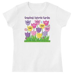 Personalized Tulip Garden T-Shrit