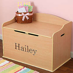 Personalized Wood Toy Box