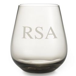 Smoke Stemless Wine Glass