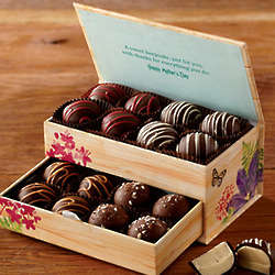 Mother's Day Jewelry Box with Chocolate Truffles