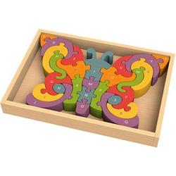 A To Z Butterfly Chunky Wooden Puzzle
