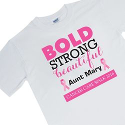 Personalized Bold, Strong, and Beautiful T-Shirt