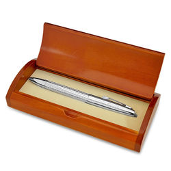 Personalized Diamond Cut Personalized Ballpoint and Holder