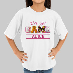 Girl's Personalized I've Got Game T-Shirt