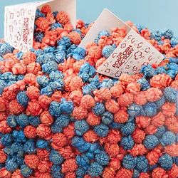 Patriotic Crowd Pleaser Red and Blue Butter Popcorn