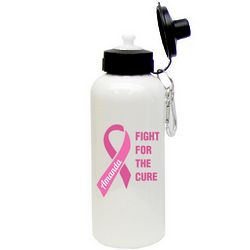 Fight for the Cure Personalized Water Bottle