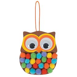Pom-Pom Owl Ornament Craft Kit