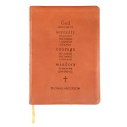 Personalized Softcover Serenity Prayer Bible