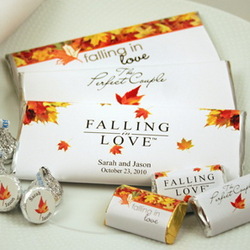 Fall Wedding Favor Chocolate Candy Bar Findgift Com