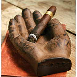Cast Iron Cigar Ashtray Hand